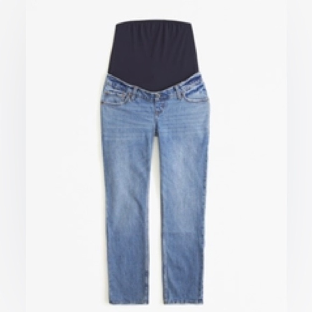 Abercrombie & Fitch Maternity The Ankle Straight Jeans Size 28 / 6 Regular